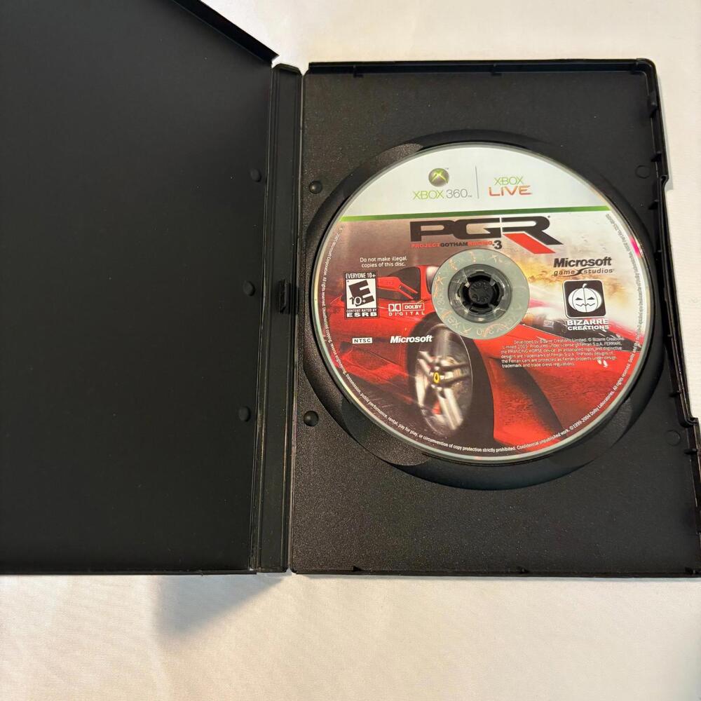 Project Gotham Racing 3 Xbox 360 Tested Working Disc in Gamestop Case Microsoft